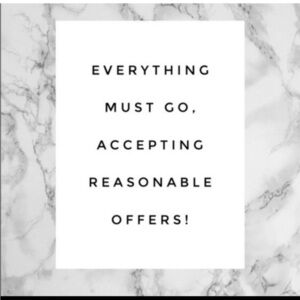 Offers welcomed 
..prices are negotiable